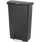 Rubbermaid Slim Jim Kunststoff Pedal vorne 68 l black