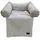 Designed by Lotte Hundekissen Ribbed 50 x 45 cm grau