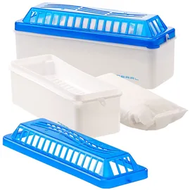 Sichler Haushaltsgeräte Luftraumentfeuchter: 2er-Set Raumentfeuchter mit 500 g Granulat, bis 1.100 ml, bis 35 m2 (Luftenfeuchter, Raum Entfeuchter, entfeuchtet)