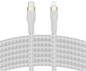 Belkin Ladekabel BoostCharge Pro Flex, weiß, USB C auf Apple Lightning, 3m