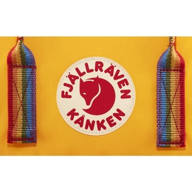 Fjällräven Kanken Rainbow 16 l warm yellow/rainbow pattern