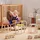 Homcom 4er Set Stapelhocker 36 x 30 x 36 cm Mehrfarbig