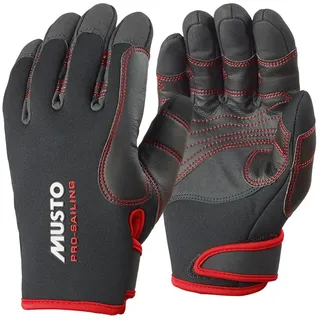 Musto Performance Winter Lange Fingerhandschuhe Schwarz - Erwachsene Unisex - Flexibilität bleibt auch nach dem Trocknen erhalten