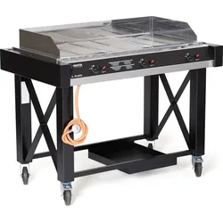 Hendi Gasgrill Atlanta mit großen Grillfläche und 3 separate Brenner
