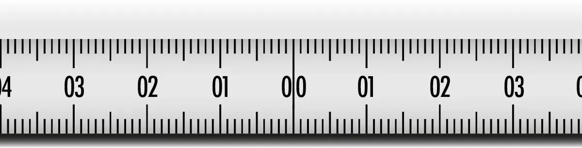 Richter, SK81318WSA Skalenbandmaß 2m mit Selbstklebefolie – Nullpunkt mittig – weiß lackiert – Breite: 13mm