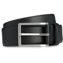 Boss Herren Gürtel mit Label-Details Modell 'Erman', Black, 110