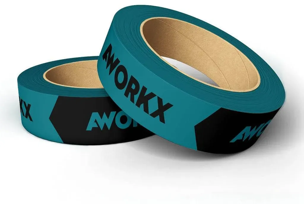 AWORKX Absperrband - petrol-schwarz, 300m , 8cm