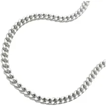 GALLAY Bauchkette 2mm Flachpanzerkette Silber 925 90 cm lang in silber | Gr.: onesize