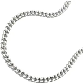 GALLAY Bauchkette 2mm Flachpanzerkette Silber 925 90 cm lang in silber | Gr.: onesize
