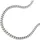 GALLAY Bauchkette 2mm Flachpanzerkette Silber 925 90 cm lang in silber | Gr.: onesize