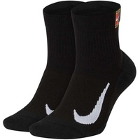 Nike Court Multiplier Max Socken, Black/Black, XL