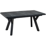 Lesli Living Ambia Garden Gartentisch Anthrazit, Metall, Keramik, rechteckig, 163x203x93 cm, ausziehbar, Gartenmöbel, Gartentische, Gartentische ausziehbar