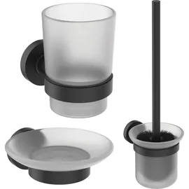 Ideal Standard Badaccessoire-Set Schwarz