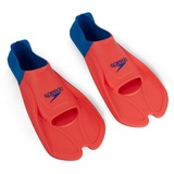 Speedo Flosse Training Fin, AU ORANGE/BLUE blau 35
