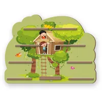 Tonie Regal „Baumhaus“ - für Toniebox & Tonies; inkl. 40 Metallplättchen