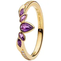Pandora 164135C01 Damenring Disney Frozen Königin Anna Tiara Goldfarben, 58/18,5