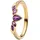 Pandora 164135C01 Damenring Disney Frozen Königin Anna Tiara Goldfarben, 58/18,5