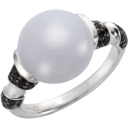 Jamelli Ring 925/- Sterling Silber Calcedon und Spinell