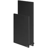 VASNER Konvi VE Schwarz, Hybrid Elektroheizung mit Thermostat 900 Watt,