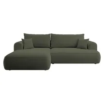 Selsey Ecksofa, Olivgrün, Textil, L-Form, Ottomane links, 260x165 cm, Wohnzimmer, Sofas & Couches, Wohnlandschaften, Ecksofas