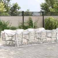 VidaXL Transparente Plane mit Ösen 2x10 m Polyethylen