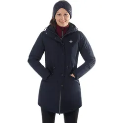 Parka Frau QHP Linde BLAU|navyblau|mitternachtsindigo 34