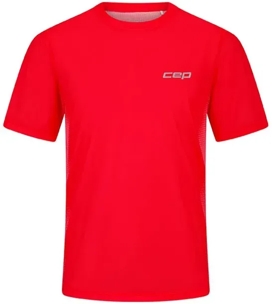 Cep Herren Core Run Shirt Short Sleeve rot