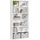 VASAGLE Bücherregal 24 x 80 x 160,7 cm Wolkenweiß