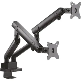 Icy Box Monitor Halterung für 2 Monitore bis 32 Zoll Schwarz