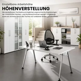 bümö Schreibtisch Asteiche Nachbildung / Braun