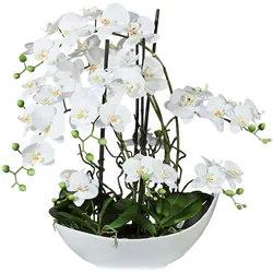 CREATIV green künstliche Pflanze Phalaenopsisarrangement, 68cm, "Real Touch"
