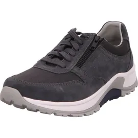 Gabor Sneaker Low, Halbschuhe Wechselfußbett zertifiziertes Leder Iron