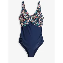 bonprix Umstandsbadeanzug schnelltrocknend, blau, 46