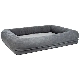 ONVAYA Hundematte Hundebett, Waschbar, passend für ONVAYA® Hundekissen S -XXL grau
