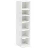 Wohnling Bücherregal WL5.336 21 x 91 cm Holz weiß