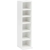 Wohnling Bücherregal WL5.336 21 x 91 cm Holz weiß