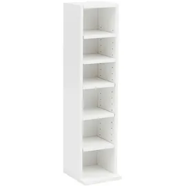 Wohnling Bücherregal WL5.336 21 x 91 cm Holz weiß