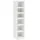 Wohnling Bücherregal WL5.336 21 x 91 cm Holz weiß