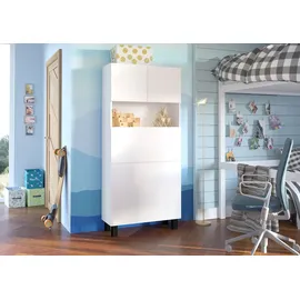 BIM Furniture - Homi Ausziehbarer Schreibtisch Weiß Matt