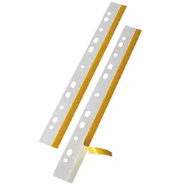 Veloflex Heftstreifen, selbstklebend HEFTFIX® DIN A4 transparent Kunststoff