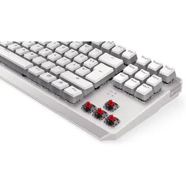 endorfy Thock TKL Pudding, Onyx White, PBT, LEDs RGB, Kailh RED, USB, DE (EY5D013)