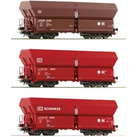 Roco 3-tlg. Set Selbstentladewagen 6600135 H0