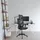 HJH Office BRETON B Stoff / Netzstoff Schwarz