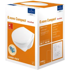 Villeroy & Boch O.novo Wand-WC Compact mit WC-Sitz Weiß