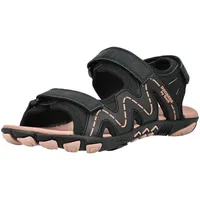 Dockers Outdoor-Sandalen Damen Schwarz/Rosa 39