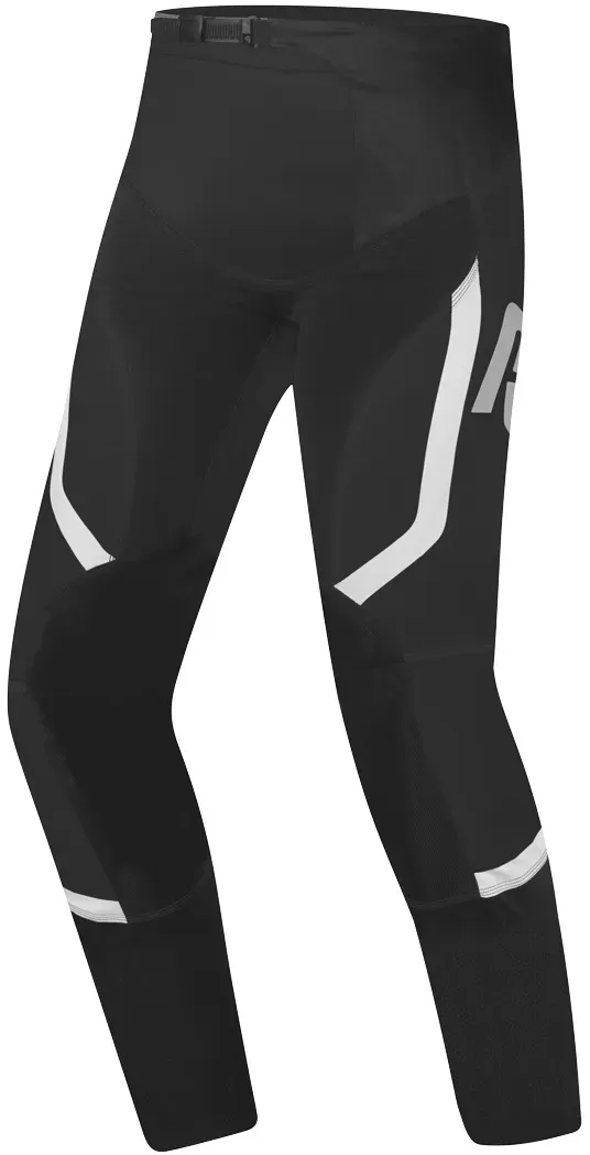 Bogotto Ares-MTN Motocross Hose, schwarz-weiss, Größe 28 für Männer