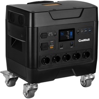 Craftfull Powerstation Charge PS3600, 2.000 Watt, Trolley-Funktion, LiFePO4, USB, 12 V, 230 V