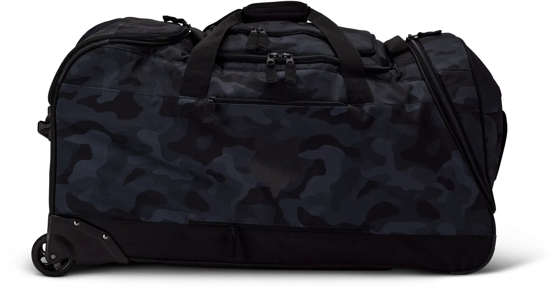 FOX Shuttle Black Camo Roller Ausrüstungstasche, schwarz-grün-braun für Männer