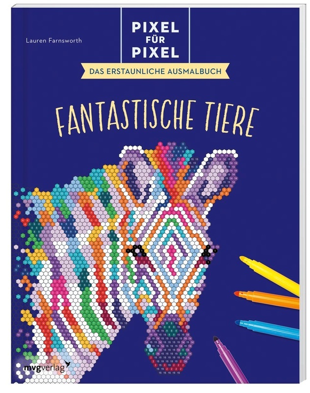 Pixel Für Pixel - Das Erstaunliche Ausmalbuch - Lauren Farnsworth, Kartoniert (TB)