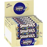 Nestlé SMARTIES White Chocolate Riesenrolle, bunte Schokolinsen, Hexagonrolle 20er Pack (20 x 120g)